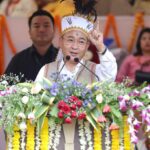 Chief  Minister Prem Singh Tamang inaugurates Paruhang Sapten mangkhim at international level ceremony