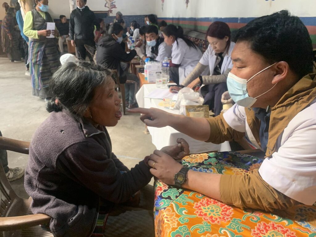 Health camps and public awareness activities are being conducted in Upper Mustang