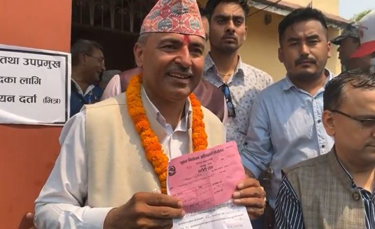 Mayoral candidate Bijay Subedi leading in Bharatpur