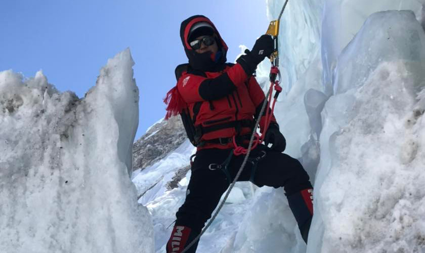 Singer Raju Lama climbed the highest peak