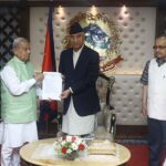 LOSAPA handed over a memorandum to Prime Minister Deuba