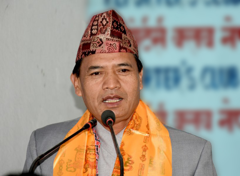 Let’s import petroleum products from Kerung, and lay a pipeline in Trishuli: Sher Bahadur Tamang