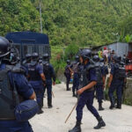 Tension in Bancharedanda, police fired tear gas