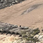 Floods damage temporary bridges in Melamchi River