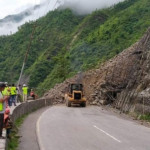 Landslide blocks Muglin-Narayangadh road