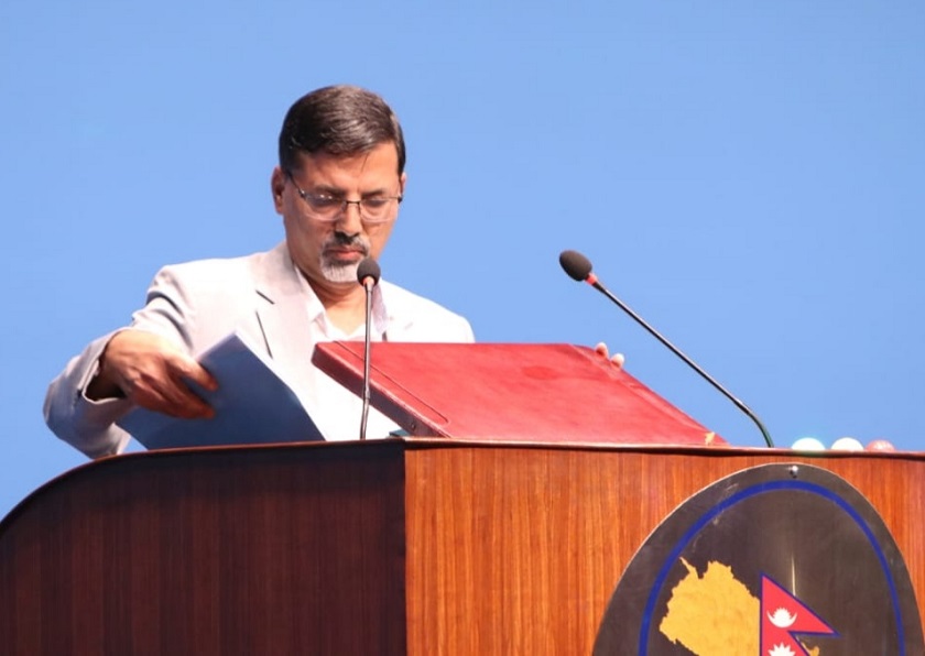 Finance Minister’s reply to UML: There is no provision in the constitution to bring a five-month budget