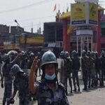 Nepalgunj is tense after the police stopped the person trying to keep the statue of the former king