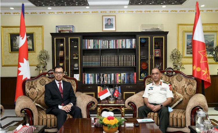 Meeting between Indonesia’s Non-Resident Ambassador and the Chief of Army Staff