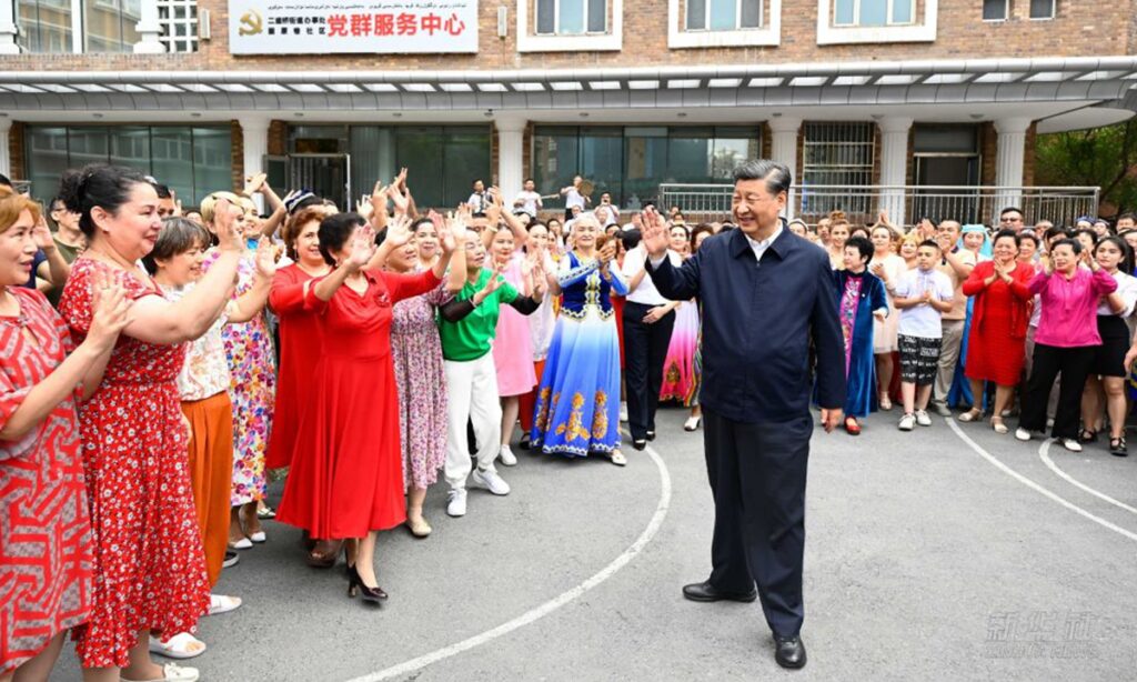 Xi inspects Urumqi in China’s Xinjiang, second visit in eight years