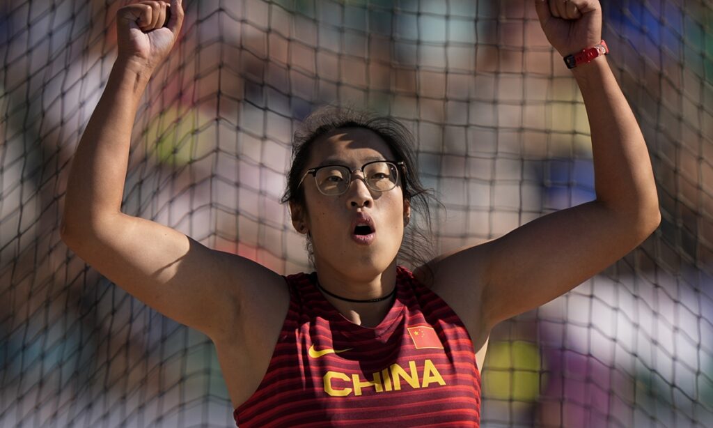 China’s Feng Bin wins women’s discus throw gold at World Athletics Championships