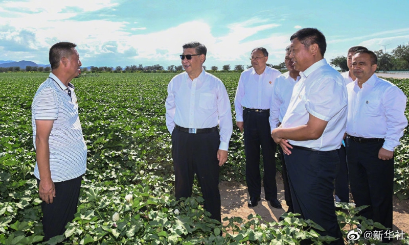 Xi stresses making Xinjiang Production and Construction Corps stronger, more prosperous