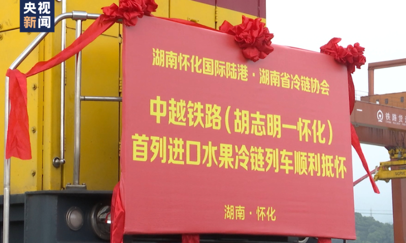 Huaihua becomes first city in Central China to operate international cold chain train