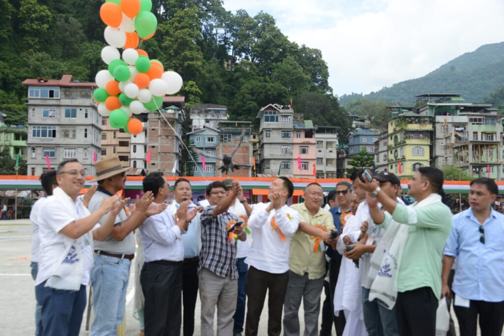 Independence Day football tournament 2022 kicked off today at Rangpo Goli Ground, Rangpo