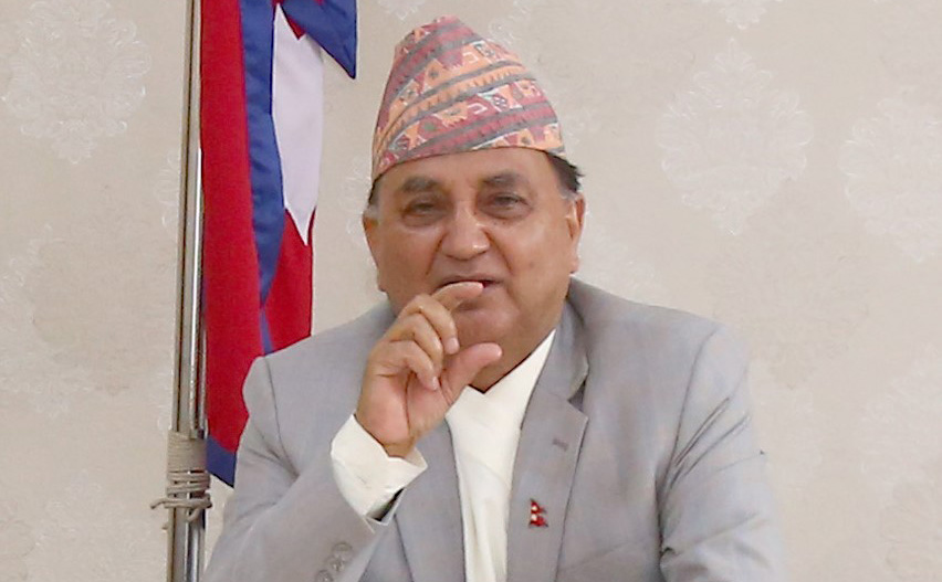 UML will contest elections alone: ​​Senior Vice President Pokharel