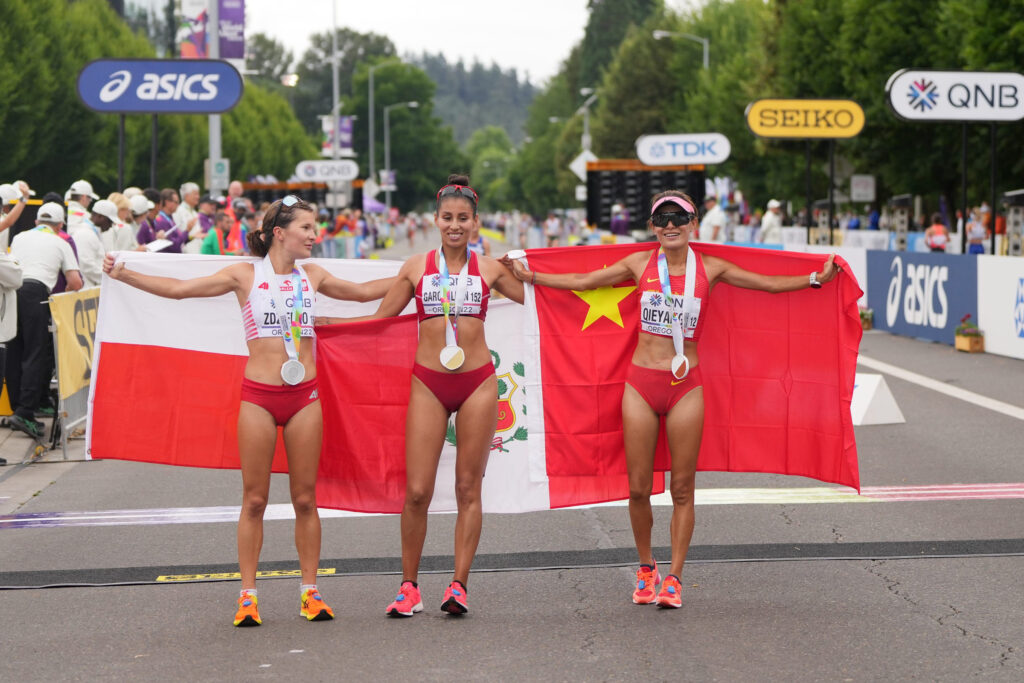 (SP)U.S.-EUGENE-ATHLETICS-WORLD CHAMPIONSHIPS-WOMEN’S 35KM RACE WALK 