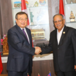 Meeting between Prachanda and head of International Liaison Department of CPC