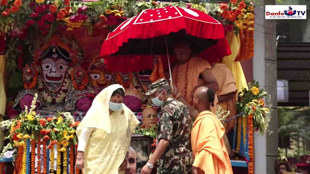 President observes Jagannath Rath Yatra