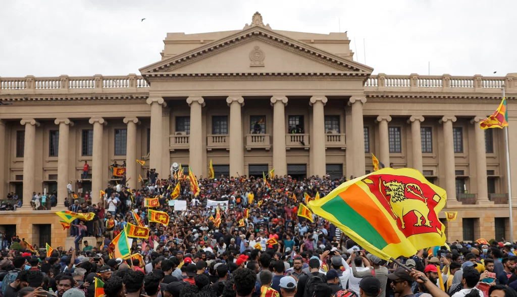 The Sri Lankan president will resign on July 13