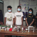 Police arrested the gang that stole gold and silver jewelry attached to the statue of Santoshi Mata in Naxal