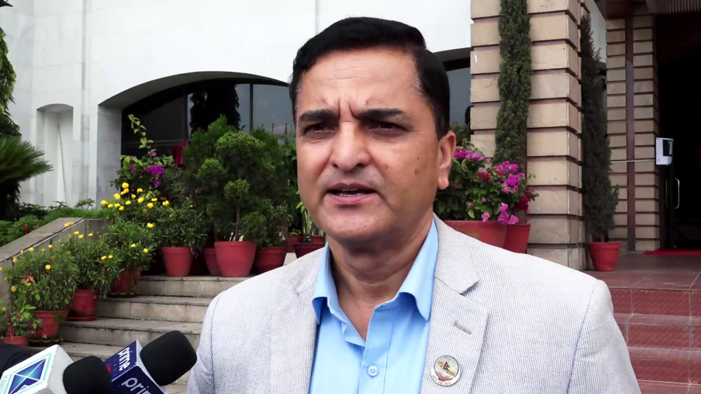 CPN-UML Secretary Yogesh Bhattarai on the issue of the finance minister