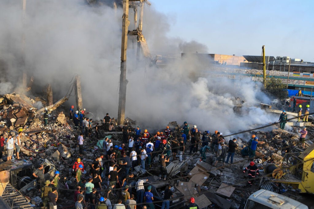 ARMENIA-YEREVAN-SHOPPING CENTER-BLAST