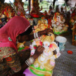 INDIA-AMRITSAR-GANESHA CHATURTHI FESTIVAL-PREPARATION