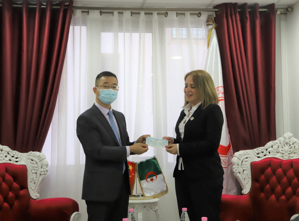 ALGERIA-ALGIERS-CHINA-DONATION-WILD FIRE