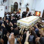 EGYPT-GIZA-CHURCH-MASSIVE FIRE-FUNERAL