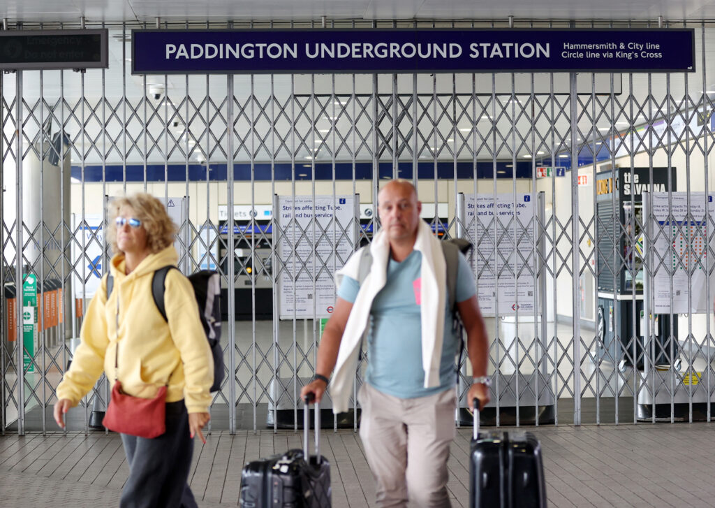 BRITAIN-LONDON-TUBE WORKERS-STRIKE