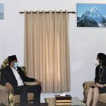 Chinese ambassador calls on Speaker Sapkota