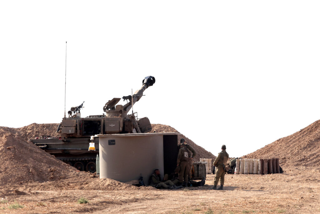 ISRAEL-GAZA BORDER-ARTILLERY CORPS