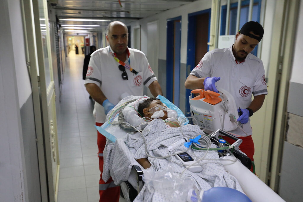 MIDEAST-JERUSALEM-INJURED CHILD-TRANSFER