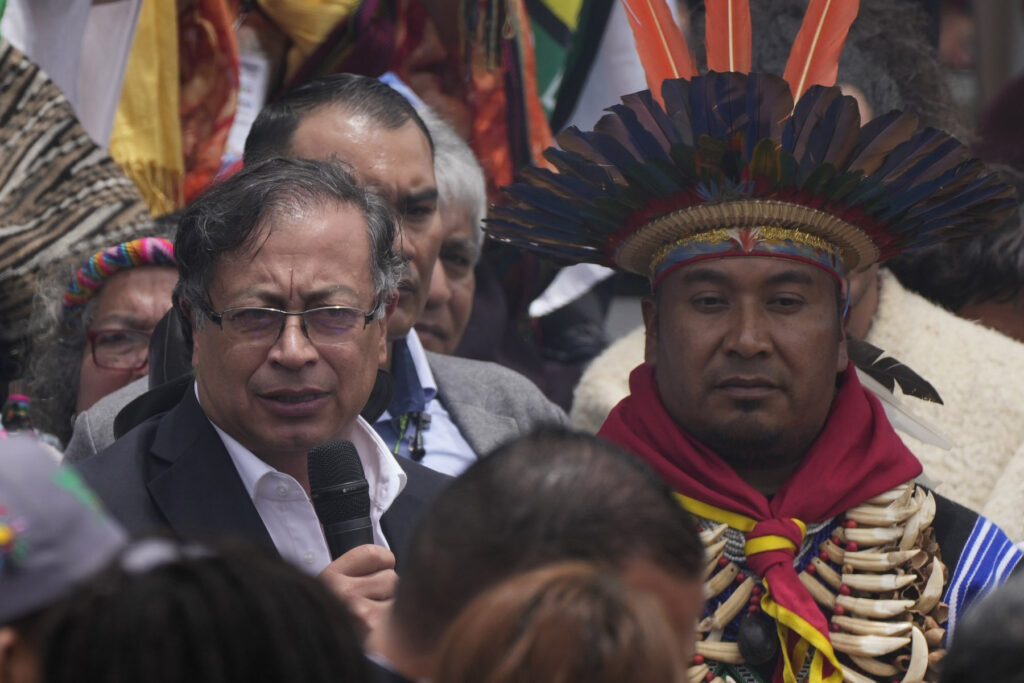 Colombia New President Espiritual Ceremony