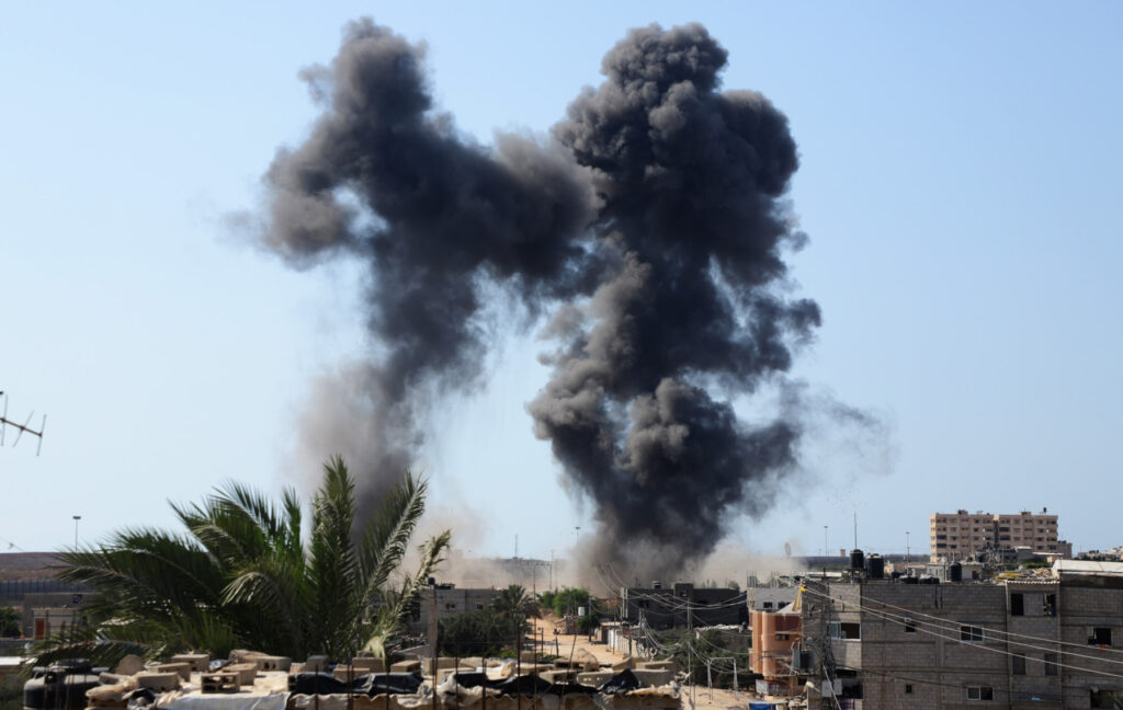 MIDEAST-GAZA-RAFAH-AIRSTRIKE