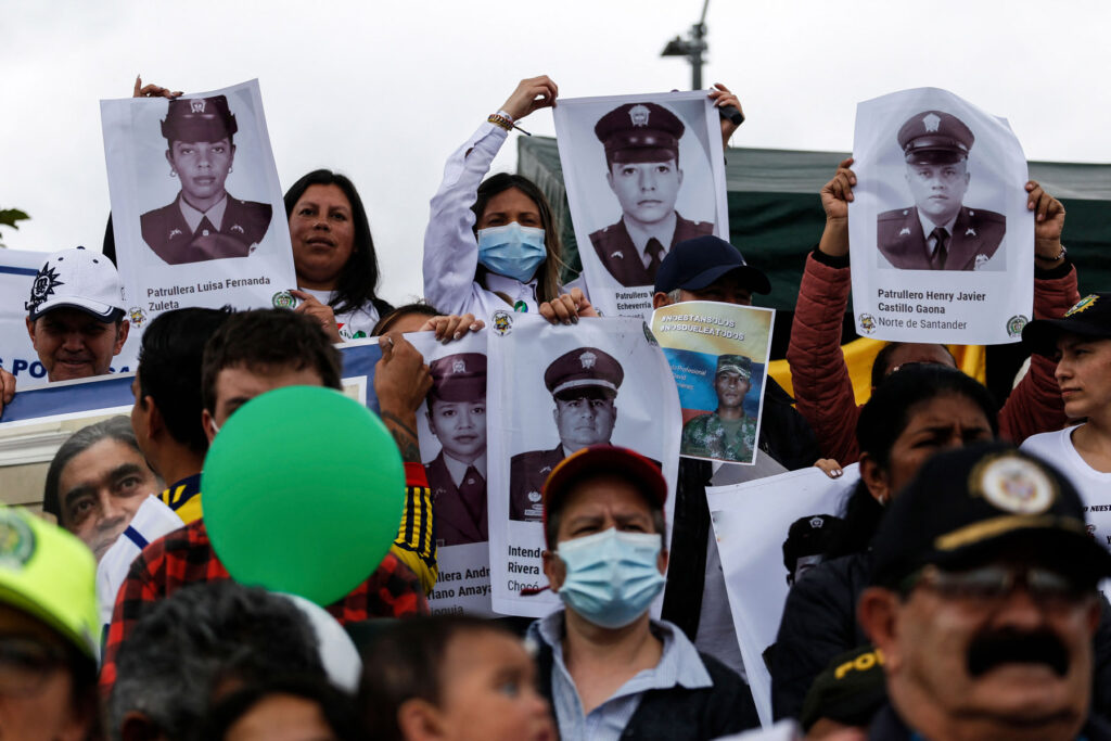 COLOMBIA-POLICE-KILLING-DEMO