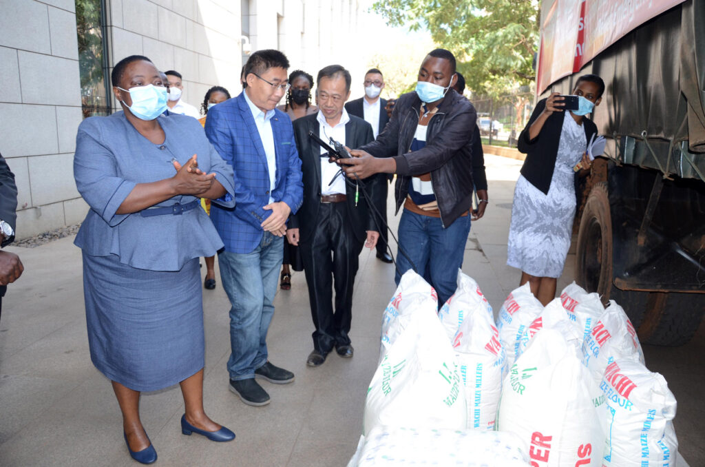 UGANDA-KAMPALA-CHINA-RELIEF FOOD-DONATION