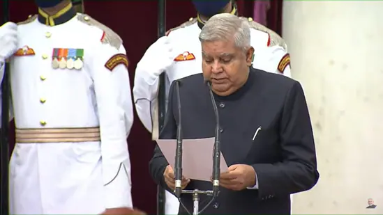 Jagdeep Dhankhar takes oath as India’s 14th Vice-President