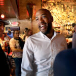 US-DEMOCRATIC-SENATE-CANDIDATE-MANDELA-BARNES-CAMPAIGNS-IN-MILWA