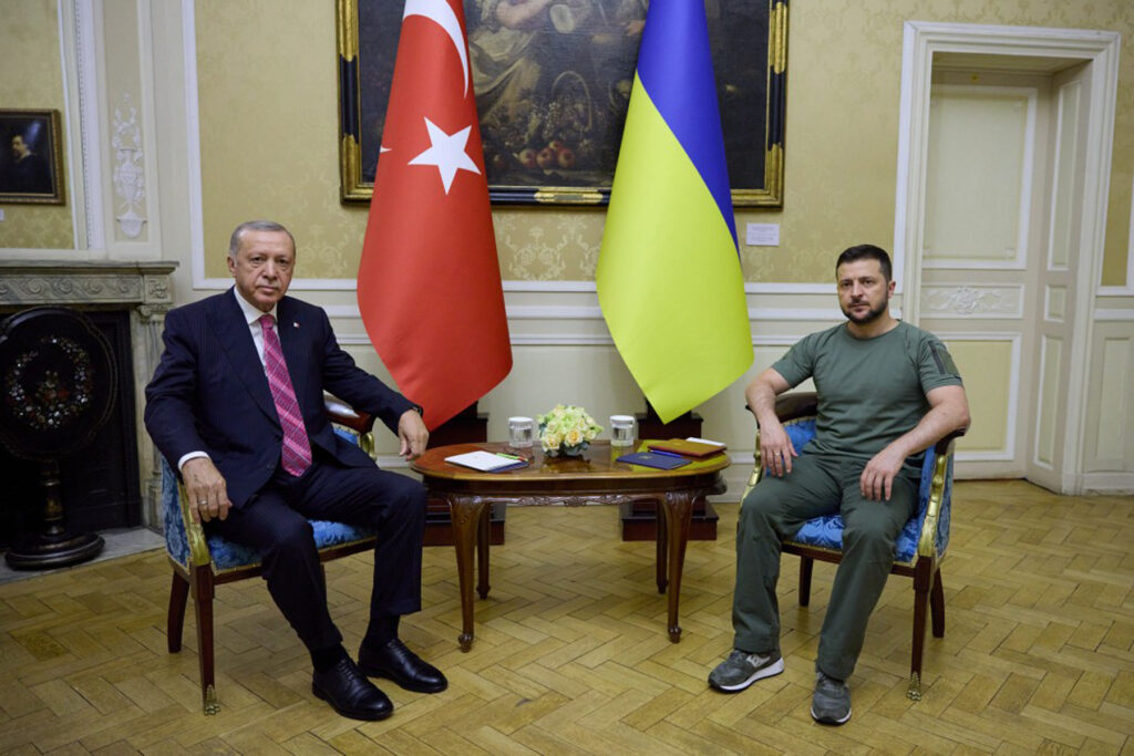 UKRAINE-TÜRKIYE-PRESIDENT-MEETING