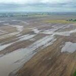 Land left barren due to over flooding   