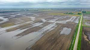 Land left barren due to over flooding   