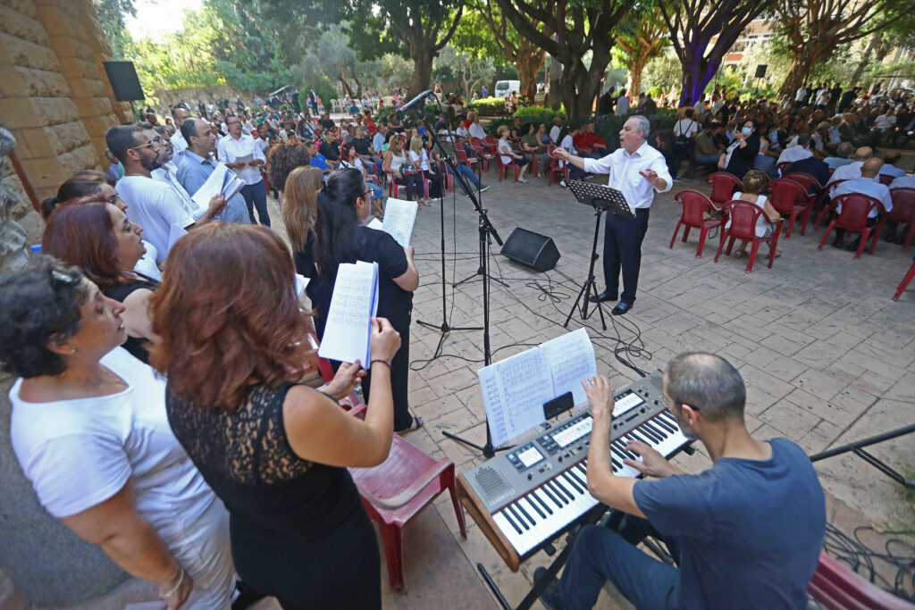 LEBANON-BEIRUT-BLAST-ANNIVERSARY-MEMORIAL SERVICE