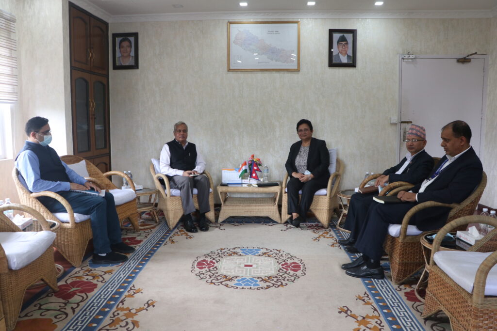 Indian ambassador pays courtesy call on Energy Minister