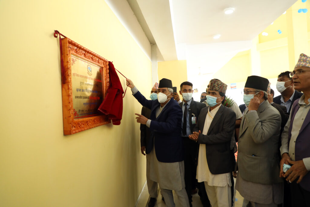 PM Deuba inaugurates Butwal int’l conference centre 