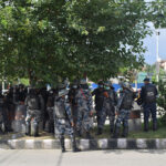 Eight police personnel injured in a scuffle with locals