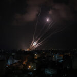 MIDEAST-GAZA CITY-ROCKETS