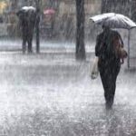 Probability of heavy rainfall in three provinces