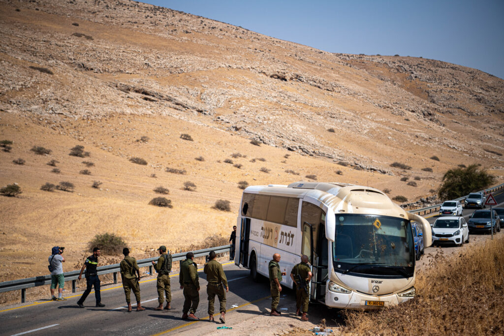 MIDEAST-HAMRA-BUS SHOOTING ATTACK