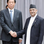 UML Chair Oli and Chinese leader Li Zhanshu hold meeting