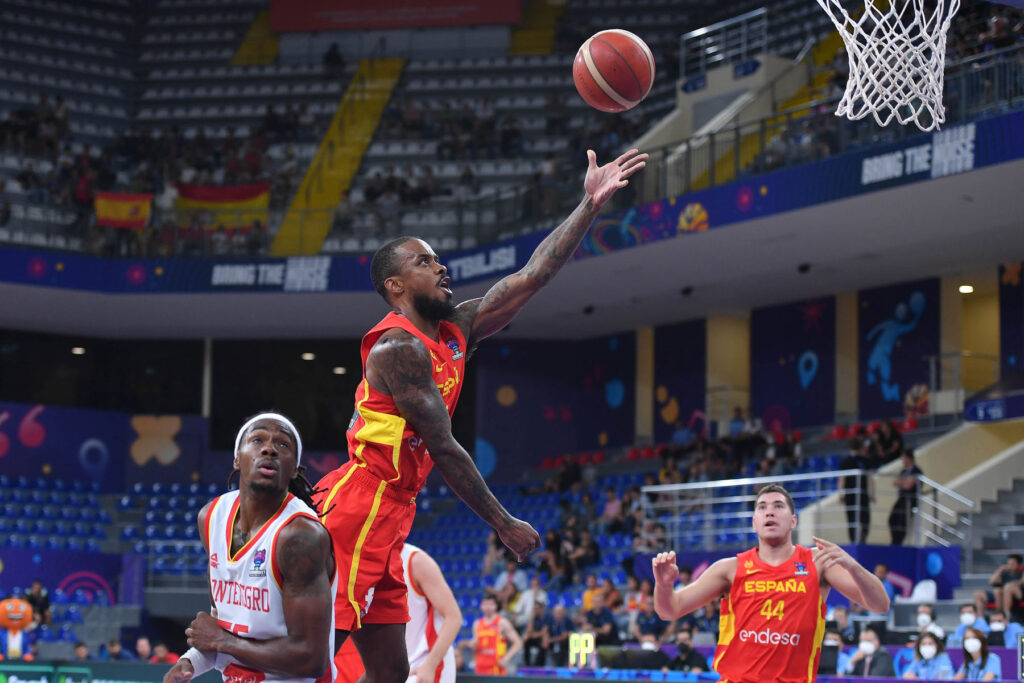 (SP)GEORGIA-TBILISI-BASKETBALL-FIBA EUROBASKET 2022-GROUP STAGE-ESP VS MNE